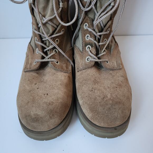 Altama Combat Boots Mens Size 8 R Model 5878 Brown Army Lace Up Suede Nylon main image 9